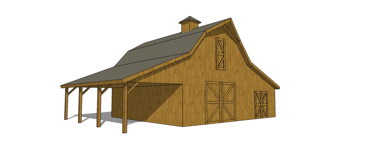 Gambrel Barn Plans - Barngeek.com