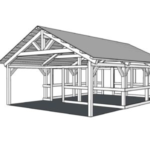 20x20 King Post Cabin Hardware Kit