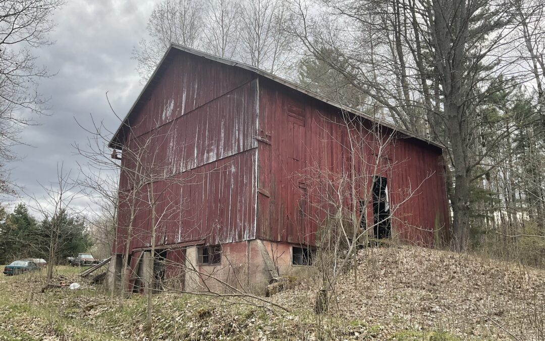 Hand Hewn Barn.