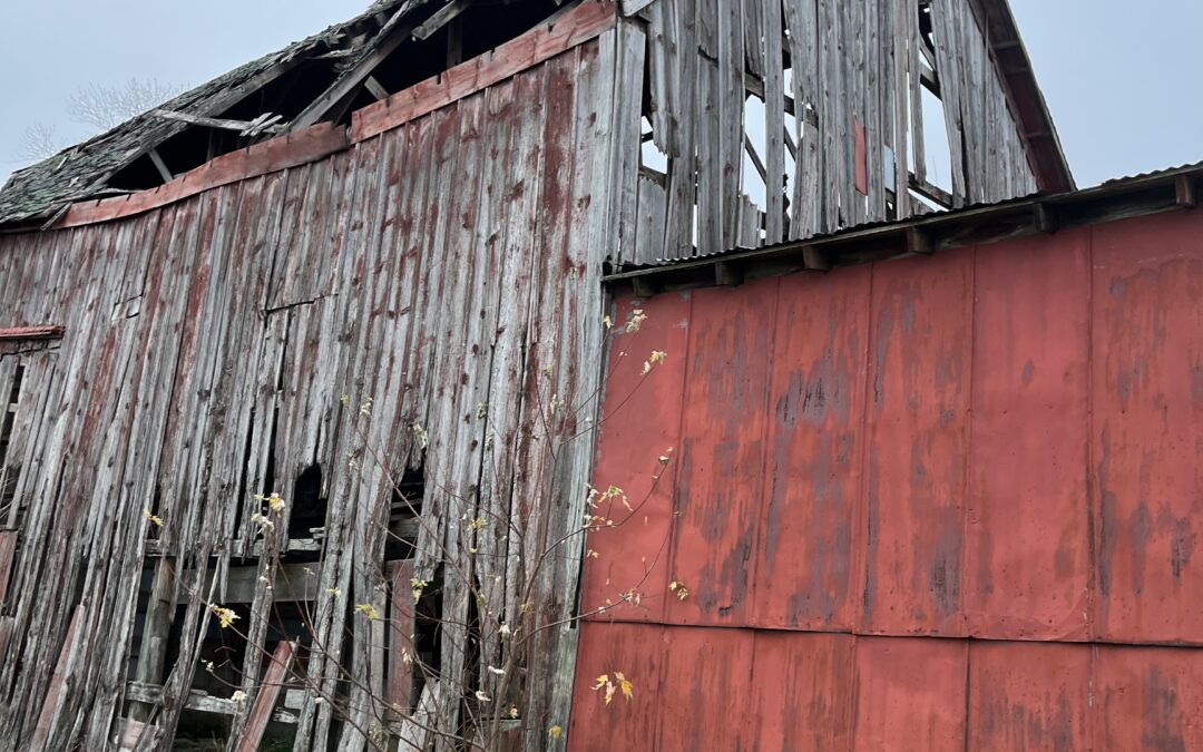 Old Barn Ready for Recycling