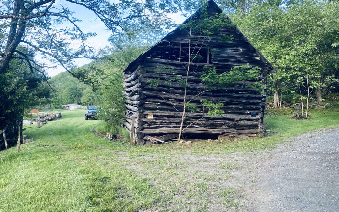 Log barn for sale