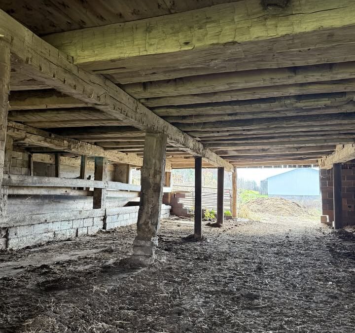 #125 – ONE-OF-A-KIND barn frame.