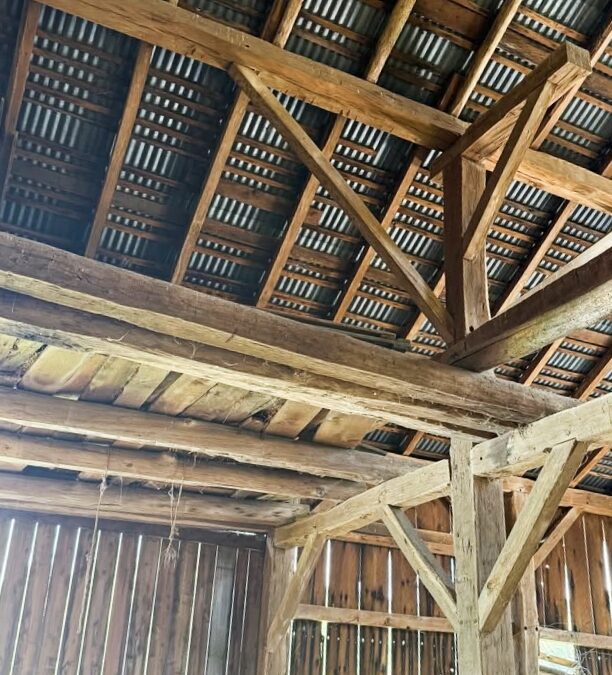 Rare White Oak Barn Frame For Sale (#110)