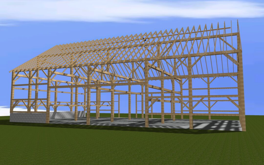 “The Snyder Barn” Vintage 45′ × 76′ Timber Frame