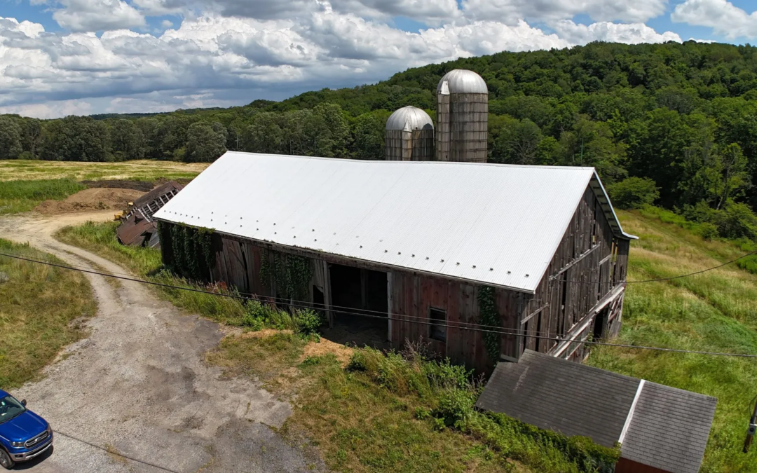 Monitor-Style Hand-Hewn Oak Barn Frame 40×80